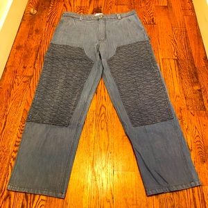 Eighteen East Bleached Denim. Waist 36